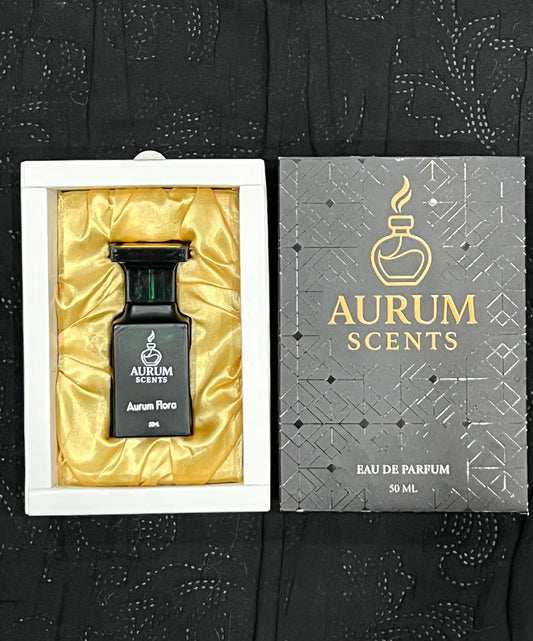 Aurum Flora — 50ml Eau de Parfum for Women | Fresh Floral & Long-lasting Fragrance