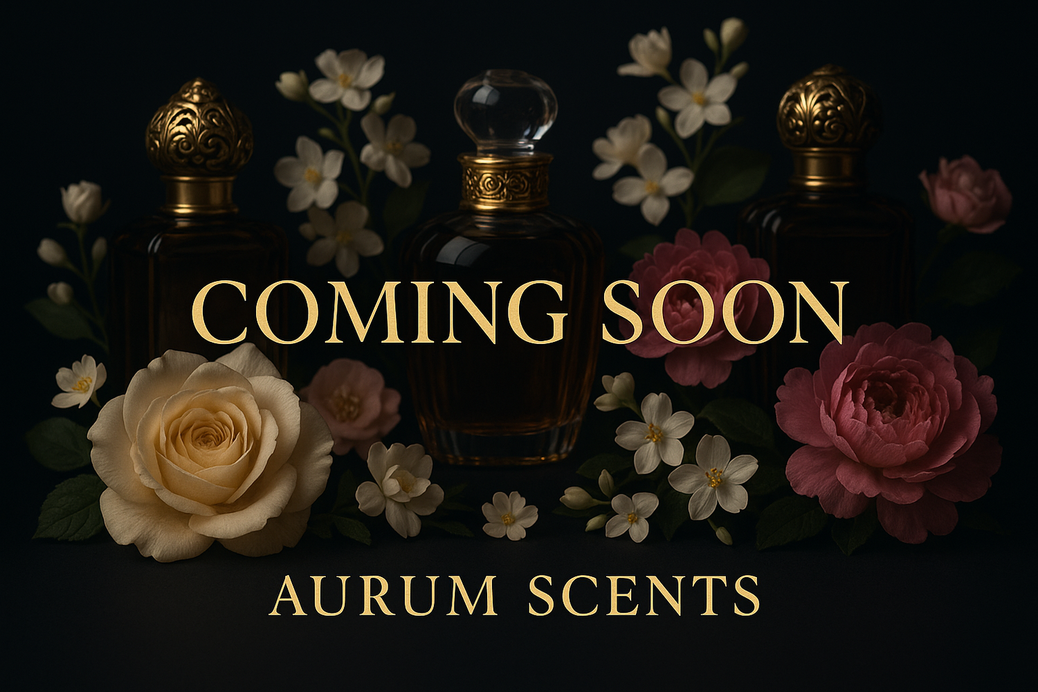 Back pa koi flower ya fragrance ki premium bottle bhi ho