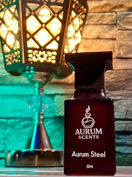 Aurum Steel — 50ml Eau de Parfum for Men | Bold & Long-lasting Fragrance